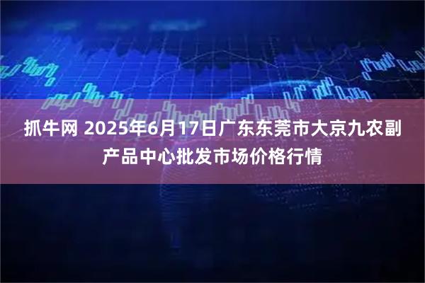 抓牛网 2025年6月17日广东东莞市大京九农副产品中心批发市场价格行情